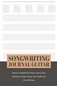 Songwriting Journal Guitar