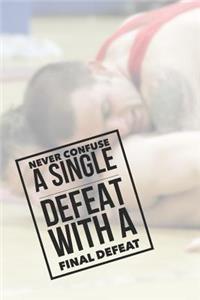 Never Confuse a Single Defeat with a Final Defeat