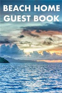 Beach Home Guest Book