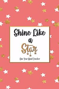 Shine Like a Star One Year Mood Tracker