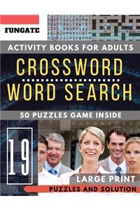 Large print Crossword and Word Search