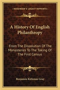 History Of English Philanthropy
