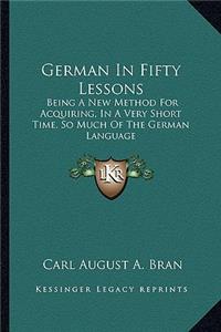 German In Fifty Lessons