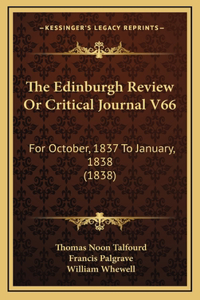 The Edinburgh Review Or Critical Journal V66