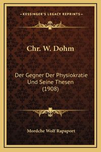 Chr. W. Dohm