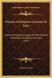 Discorso Del Senatore Giovanni De Falco