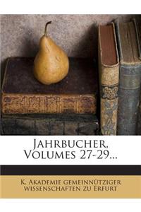 Jahrbucher, Volumes 27-29...