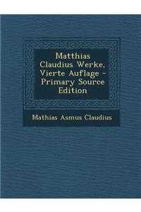 Matthias Claudius Werke, Vierte Auflage