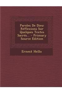 Paroles De Dieu