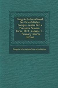 Congres International Des Orientalistes