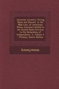 American Ancestry