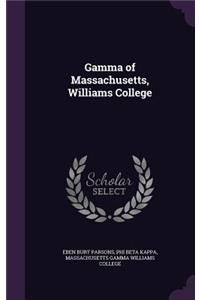 Gamma of Massachusetts, Williams College