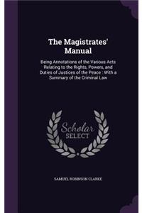 Magistrates' Manual