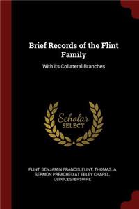 Brief Records of the Flint Family