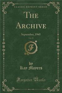 The Archive, Vol. 59