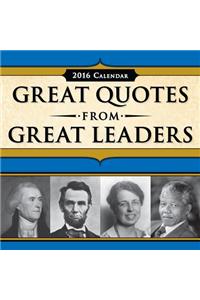 Great Quotes from Great Leaders 2016 Boxed Calendar