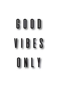 Good Vibes Only, No line Notebook, Diary, Small Journal, 150P, 5x8