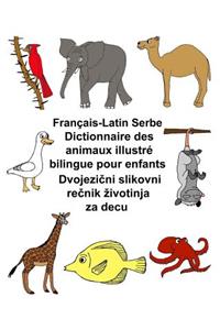 Français-Latin Serbe Dictionnaire des animaux illustré bilingue pour enfants