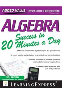 Algebra Success in 20 Minutes a Day