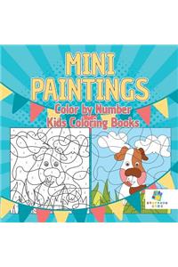 Mini Paintings Color by Number Kids Coloring Books