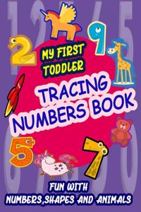 My First Toddler Tracing Numbers Book