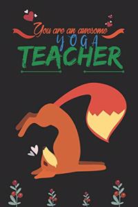 Yoga Teachers Appreciation Gifts for Women - Christmas Fox Themed Gifts for Yoga Teachers