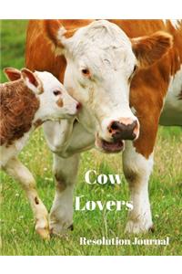 Cow Lovers Resolution Journal