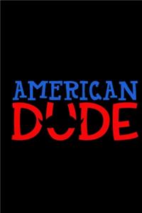 American Dude Funny Mustache 4th of July