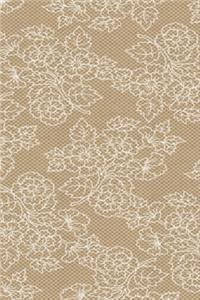 2020 Daily Planner Floral Lace Kraft Design Pattern 388 Pages