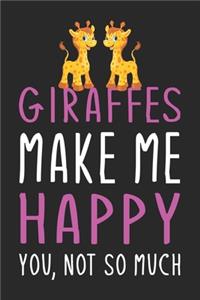 Giraffes Make Me Happy You, Not So Much