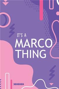 It's a Marco Thing