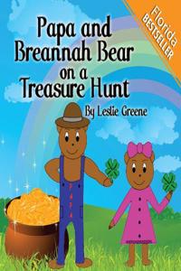 Papa and Breannah Bear on a Treasure Hunt