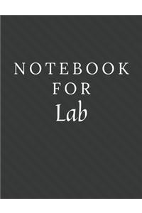Notebook For Lab