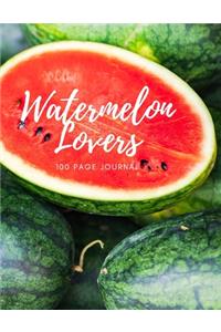 Watermelon Lovers 100 page Journal