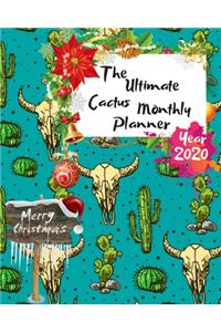 The Ultimate Merry Christmas Cactus Monthly Planner Year 2020
