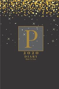 Personalised 2020 Diary Week To View Planner