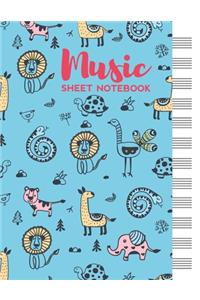 Music Sheet Notebook