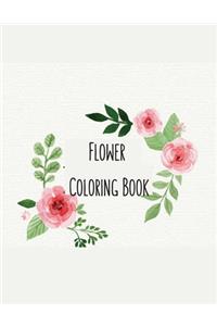 Flower Coloring Book