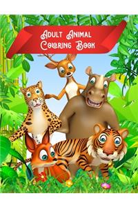 Adult Animal Coloring Book