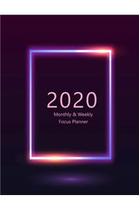 2020 Monthly & Weekly Focus Planner
