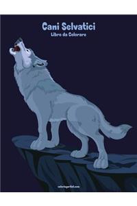 Cani Selvatici Libro da Colorare 1