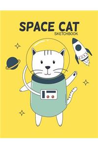 Space cat sketchbook