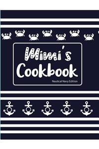 Mimi's Cookbook Nautical Navy Edition