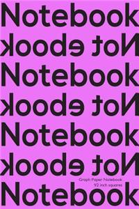 Graph Paper Notebook 1/2 Inch Squares