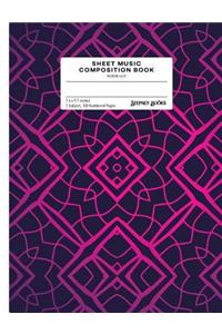Sheet Music Composition Book
