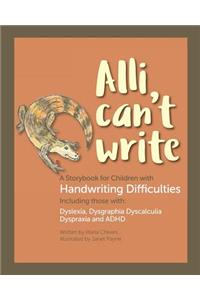 Alli Can't Write