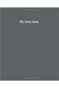 My Story Book Create Your Own Picture Book With Slate Grey Cover