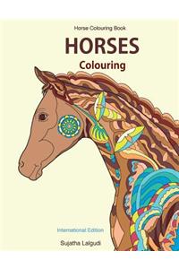 Horse Colouring Book