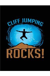 Cliff Jumping Rocks!: Blank Lined Notebook Journals