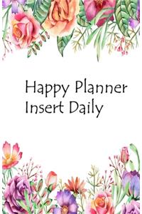 Happy Planner Insert Daily